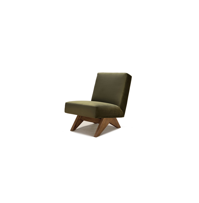 Upholstered Armless Chair